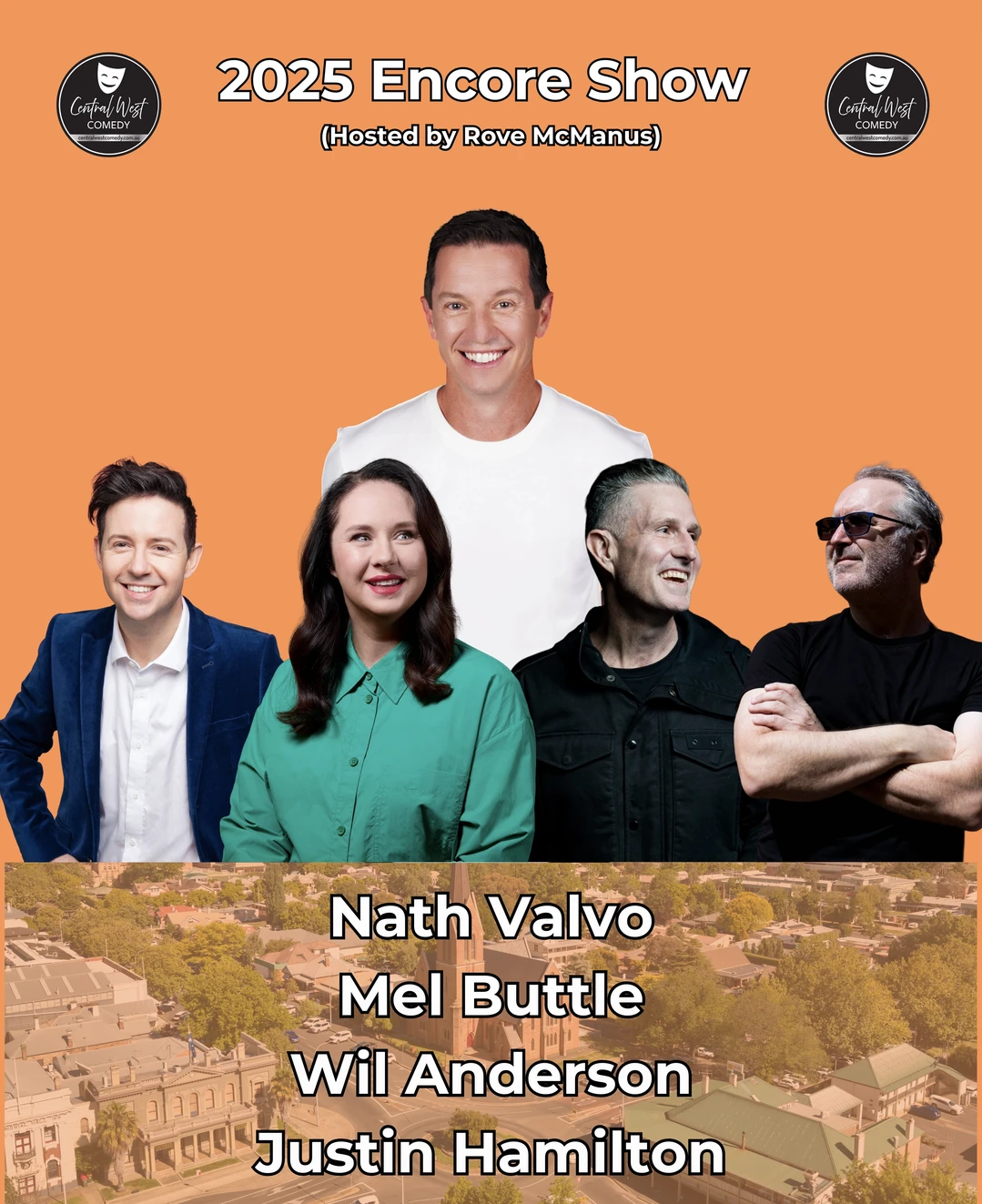 2025 Encore Show comedy show promotional image